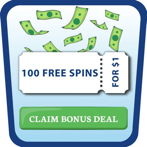 deposit $1 get 100 free spins united states real money|Free Spins No Deposit Win Real Money Promos .